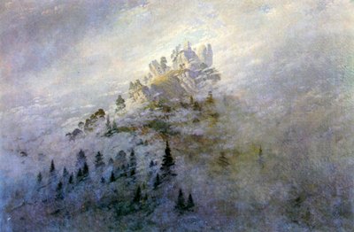 Brume matinale dans les montagnes - Caspar David Friedrich